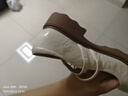 他她TATA女鞋糖豆鞋25秋款淺口單鞋瑪麗珍鞋厚底休閑鞋CJ1CQ5米白 38 曬單實拍圖