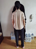 衣典零一（LEDIALYI）時尚洋氣質(zhì)寬松重磅真絲短袖襯衫女2025年夏季新款桑蠶絲小衫上衣 香檳色 3XL 曬單實拍圖