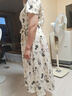 AEMAPE杭州高端真絲連衣裙女2025新款夏季流行大品牌新品桑蠶絲裙子 米白色 2XL 建議130-145斤 曬單實拍圖