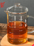 巴比客量杯燒杯刻度玻璃杯帶手柄耐冷熱透明水杯烘焙杯子1000ml*1帶蓋 曬單實拍圖