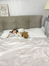 奧珂伊莎天絲四件套萊賽爾床單奧地利200支夏季輕奢被套床笠真絲床品裸睡 琉璃白 200支 2.0 床單款 （被套220*240cm） 曬單實(shí)拍圖