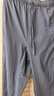 駱駝（CAMEL）防曬速干八分褲女寬松垂感闊腿運動褲 J25BR1L7053 幻影黑 XL 曬單實拍圖