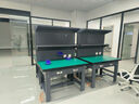 中玖防靜電重型鉗工工作臺學(xué)校檢驗桌操作臺工廠(chǎng)車(chē)間裝配檢驗維修桌 橫三抽+雙掛板 長(cháng)1.5米 曬單實(shí)拍圖