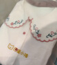 巴厘小豬女童套裝2024新款嬰幼兒公主風套裝周歲禮服女寶寶外 米白 100 cm 曬單實拍圖