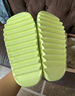 阿迪達(dá)斯Yeezy SLIDE蘋(píng)果椰子男女夏日清涼運(yùn)動(dòng)拖鞋HQ6447UK538 曬單實(shí)拍圖