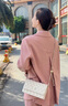 Chiecu Kscbn輕奢包包女款牛皮女士單肩斜挎包七夕情人節生日禮物送老婆 白色【精美禮盒裝】 曬單實(shí)拍圖