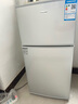 長(zhǎng)城（GREAT WALL FRIDGE）家用迷你小冰箱小型冷凍冷藏保鮮宿舍出租房辦公室節(jié)能省電雙開門電冰箱 銀色108L【一級(jí)能效 全國(guó)聯(lián)?！?曬單實(shí)拍圖