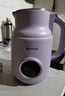 大宇（DAEWOO）破壁機小型豆?jié){機全自動免煮2-4人輕音免泡流食破壁機家用多功能輔食機料理機2025新款 SM06 紫色 曬單實拍圖