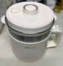 小熊（Bear）電煮鍋迷你電飯煲 多用途多功能小型電熱鍋火鍋小電鍋蒸煮一體電蒸鍋1-2-3人家用宿舍炒鍋泡面鍋 1.7L DRG-N17R3【煮飯煮粥蒸燉】 曬單實(shí)拍圖