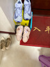 卡駱馳crocs白鹿同款經典閃耀星飾云朵洞洞鞋輕便舒適百搭|211734 石英粉-6UR 38 (240mm) 曬單實拍圖