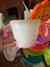 利其爾（Richell） 可按壓學(xué)飲杯兒童吸管水杯嬰兒訓(xùn)練杯暢飲杯吸管杯牛奶杯漱口杯 軟萌粉 曬單實拍圖