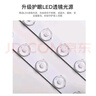新中式客廳燈燈現(xiàn)代簡約大氣中國風(fēng)明清古典茶室書房間led吸頂燈 【新中式黑框】60cm-三色光-48W 曬單實拍圖