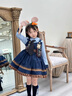 G.DUCKKIDS童裝洛麗塔公主裙女童連衣裙春秋季新款朱迪兔子警官生日禮服兒童 方領(lǐng)朱迪裙+領(lǐng)帶+短褲【不加絨】 110 尺碼4~5歲【100-110cm】 曬單實(shí)拍圖