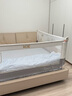 KDE嬰兒床圍欄防摔護(hù)欄寶寶床邊防摔安全防護(hù)欄兒童床上防掉床擋板 [M7]雅灰【U型底座-免打孔】 三面裝丨1.8米床【1.8+2.0+2.0】 曬單實(shí)拍圖