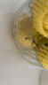 格娜斯玻璃沙拉碗家用透明玻璃碗套裝日式創(chuàng)意蔬菜水果盤甜品碗三件套 曬單實(shí)拍圖