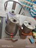 惟聚純鈦全自動底部雙上水電熱燒水壺茶臺一體機茶具煮茶器電茶爐套裝 純鈦37X20 一機三壺 曬單實拍圖