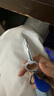 三刃木小號鑰匙刀隨身迷你折疊刀掛件多功能掛脖水果快遞開箱器4120 4120SUX-SB原色 曬單實拍圖