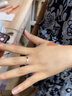999純銀戒指女素圈男款情侶對(duì)戒閉口食指簡(jiǎn)約小眾尾足銀刻字禮物 女戒3mm(閉口款)下單備注圈口 曬單實(shí)拍圖