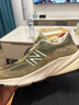 NEW BALANCE NB官方男鞋女鞋美產(chǎn)經(jīng)典復(fù)古百搭休閑運(yùn)動鞋 淺軍綠 U990TB6 42 (腳長26.5cm) 曬單實拍圖
