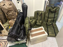 CARGO CONTAINER韓國CARGOCONTAINER戶(hù)外IGT桌可拆卸升降四單元鋁合金框架桌拼接 軍綠色四單元套裝 1108x500x(400/500/580)MM 曬單實(shí)拍圖