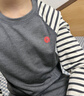 Q21【中暖】小暖皮兒童保暖內(nèi)衣套裝男女童秋衣秋褲校服神器 色紗煙灰-純色款 160 成人女款 曬單實(shí)拍圖