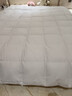 羽絨被專(zhuān)用被殼內膽半成品自充絨羽絨被殼高密防鉆絨鉆毛被芯面料 淺灰[雙層防絨 400T膽布] 220cm*240cm 曬單實(shí)拍圖