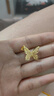 周大生復(fù)購補(bǔ)貼黃金吊墜女足金蝴蝶首飾掛墜七夕禮物送女友1.66g 曬單實(shí)拍圖