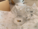 禾器·斑斕禾器木作承隆杯茶水分離耐熱玻璃透明辦公杯帶手柄大容量泡茶水杯 承隆杯-透明色-545ml 曬單實(shí)拍圖
