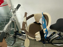 鳳凰（Phoenix）城市通勤自行車(chē)男女成人學(xué)生培林花鼓老式馬蹄鎖復古輕便代步單車(chē) 雙斜/藍色/大燈/全軸承 26英寸（身高155-180左右） 曬單實(shí)拍圖