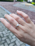 喜鉆七夕禮物鉑金活口可調(diào)節(jié)鉆戒鉆石戒指求婚60分效果 曬單實(shí)拍圖