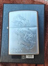 ZIPPO打火機之寶防風(fēng)煤油 鍛紗鍍鉻-雙龍會 生日禮物送男友 含油套裝 曬單實拍圖