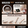 品勝【觸控按鍵丨自帶支架】適用蘋(píng)果16promax手機殼iphone16promax保護套Magsafe無(wú)線(xiàn)充電磁吸殼 透明 曬單實(shí)拍圖