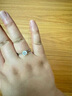DRAGBOLL鉑金六爪莫桑鉆戒指純銀鉆戒紀(jì)念日求婚結(jié)婚婚戒送女友生日禮物 1克拉鉆戒-開口 曬單實(shí)拍圖