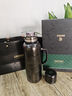 格麗思（GREENIS）純鈦傳世壺鈦杯燜茶壺保溫壺燜泡壺傳家壺家用暖熱茶水壺機(jī)械溫顯 玄黑傳世壺0.9L 曬單實(shí)拍圖