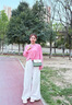 Chiecu Kscbn輕奢包包女款單肩包女士真皮斜挎小方包情人節生日禮物 白綠色【送老婆送女友送媽媽】 精美禮盒裝 曬單實(shí)拍圖