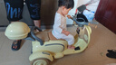 HIMEILI兒童電動(dòng)摩托車可坐雙人遙控三輪車1-6歲男女孩寶寶可駕駛玩具車 黃色雙驅(qū)+12V9A+軟座+遙控 曬單實(shí)拍圖