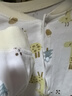 舒貝怡嬰兒衣服純棉寶寶對開內(nèi)衣套裝男女春秋兒童睡衣秋衣秋褲黃 120CM 曬單實拍圖