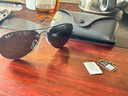 雷朋（RayBan） RayBan雷朋太陽(yáng)鏡墨鏡經(jīng)典飛行員蛤蟆鏡男女款偏光太陽(yáng)鏡0RB3025 002/58黑色框綠色偏光鏡片尺寸62 曬單實(shí)拍圖