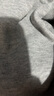 羅蒙（ROMON）純棉翻領(lǐng)長(cháng)袖T恤男秋冬新款中青年商務(wù)休閑POLO打底衫上衣爸爸裝 7T047978花灰 M (170) （適合100-120斤） 曬單實(shí)拍圖