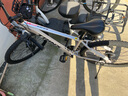 千里達M985山地車(chē)自行車(chē)禧瑪諾21速油壓碟剎青少年學(xué)生成人通勤上班單車(chē) 霞光銀 21速 27.5*17 推薦170-190cm左右 曬單實(shí)拍圖