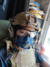 戰術(shù)兵FAST四目夜視儀套裝通訊戰術(shù)耳機軍迷收藏游戲周邊高精度還原 沙色頭盔+耳機+盔罩 均碼（54-58cm） 曬單實(shí)拍圖
