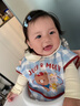 JULY MOLY兒童吃飯圍兜防水夏季寶寶罩衣男女小孩短袖輔食圍裙反穿護衣嬰兒 童趣玩伴短袖 M碼 【12-24個(gè)月】 曬單實(shí)拍圖