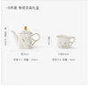 華光國(guó)瓷 高端骨瓷茶具套裝 描金茶壺茶杯 生日結(jié)婚喬遷伴手禮 青亭 一壺四杯 5頭 曬單實(shí)拍圖