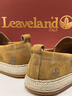 楓葉（ Leaveland）漁夫鞋單鞋春夏軟底透氣百搭一腳蹬休閑鞋輕便平底男鞋 淺棕色 42 （尺碼偏大） 曬單實(shí)拍圖