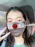 浙錦真絲口罩夏季男女桑蠶絲立體防曬醫(yī)美面罩防紫外線防風防塵高顏值 【貓耳款】摩卡 曬單實拍圖