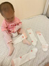 成長寄嬰兒長筒襪純棉無骨春秋新款女寶寶秋季a類高筒過膝松口不勒長襪 粉色花朵組 1-3歲 M碼【建議腳長10-14cm】 曬單實拍圖