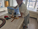 BURJUMAN道閘桿玩具兒童停車場欄桿小區(qū)放行桿起落升降桿收費站攔車桿路障 遙控款紅綠燈套 曬單實拍圖