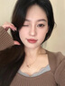 鉑邦詩(shī)（BOBANGSHI）莫比烏斯環(huán)項鏈女士2025新款18K彩金吊墜高級感情人節生日禮物女 18K金項鏈+鑲真鉆【永生花禮盒】 曬單實(shí)拍圖