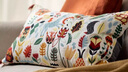 宜家（IKEA）RODARV洛達夫刺繡靠墊臥室客廳沙發(fā)抱枕午睡枕趴睡枕 多色靠墊 40*65cm 曬單實(shí)拍圖