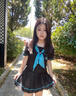 CS.LION2025年短袖日系校供女夏jk中間百褶裙JK基礎(chǔ)制服學(xué)院水手服套裝女 單百褶裙 L 建議105-115斤 曬單實(shí)拍圖